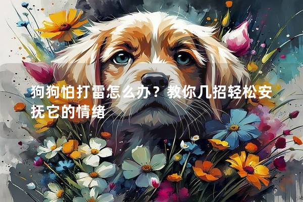 狗狗怕打雷怎么辦？教你幾招輕松安撫它的情緒