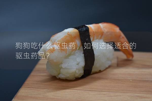 狗狗吃什么驅(qū)蟲(chóng)藥，如何選擇適合的驅(qū)蟲(chóng)藥品？