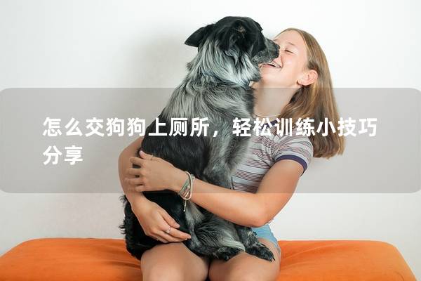 怎么交狗狗上廁所，輕松訓(xùn)練小技巧分享