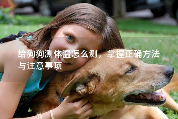 給狗狗測體溫怎么測，掌握正確方法與注意事項