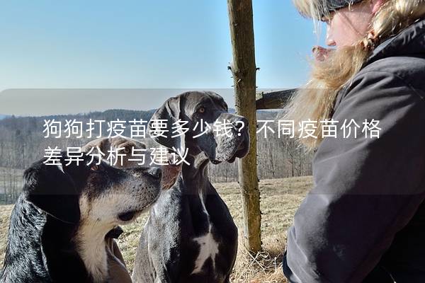 狗狗打疫苗要多少錢？不同疫苗價格差異分析與建議