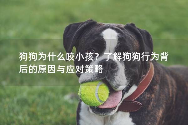 狗狗為什么咬小孩？了解狗狗行為背后的原因與應對策略