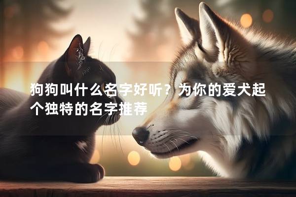 狗狗叫什么名字好聽？為你的愛犬起個(gè)獨(dú)特的名字推薦