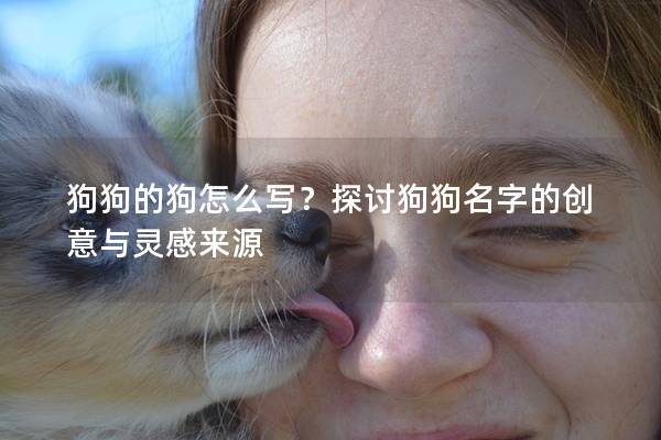狗狗的狗怎么寫？探討狗狗名字的創(chuàng)意與靈感來源