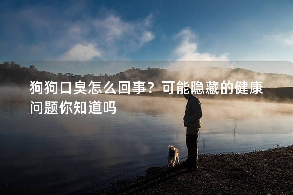 狗狗口臭怎么回事？可能隱藏的健康問題你知道嗎