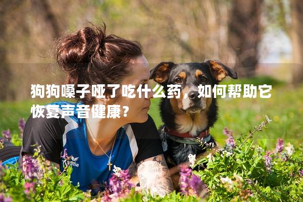 狗狗嗓子啞了吃什么藥，如何幫助它恢復聲音健康？
