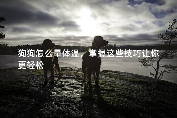 狗狗怎么量體溫，掌握這些技巧讓你更輕松