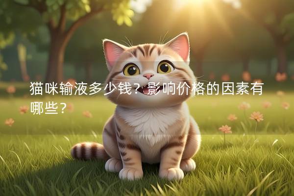 貓咪輸液多少錢(qián)?影響價(jià)格的因素有哪些? 貓咪輸液多少錢(qián)?影響價(jià)格的因素有哪些?